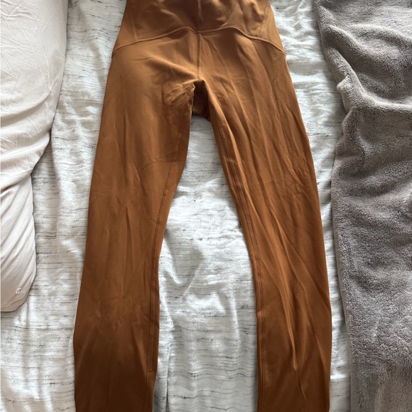 Lululemon Athletica Rust High-Waisted Leggings - Picture 3 of 3